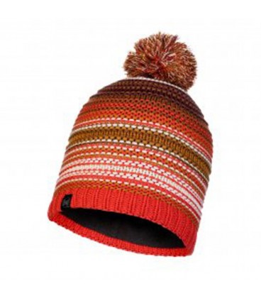 BUFF KNITTED AND POLAR HAT NEPER MAROON